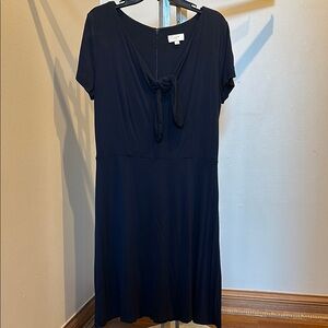 Loft Dress with Tie Front